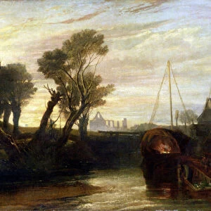 Newark Abbey, 1807 (oil on canvas)