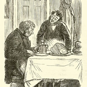 "Not Quite the Cheese!"(engraving)