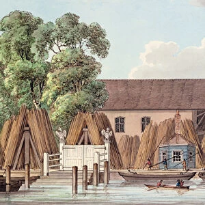 The Old Steel Yard, 1798 (w / c on paper)