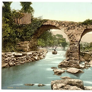 Old Weir Bridge. Killarney, County Kerry, Ireland, c. 1890-1900 (photochrom)
