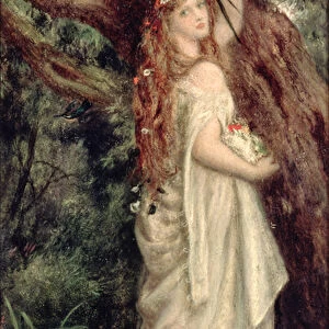 Ophelia (oil on panel)