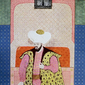 Ottoman Empire: "Portrait of Ottoman Sultan Murad II (Murat) (1404-1451)"