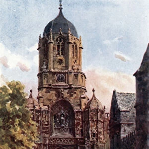 Oxford, Christchurch Gateway (colour litho)