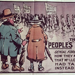 The Peoples Budget, 1909 (colour litho)