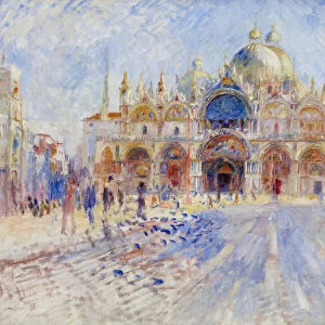 The Piazza San Marco, Venice, 1881 (oil on canvas)