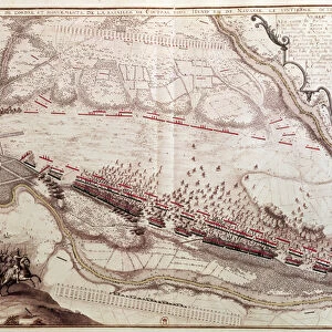 Plan of the Order of the Battle of Coutras on 8th October 1587 (engraving)