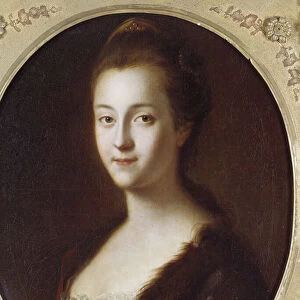 Portrait of Catherine II (1729-1796), Imperator of Russia Painting by Louis Caravaque