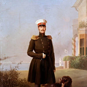 Portrait in foot of the Russian tsar Nicholas I (1796-1855