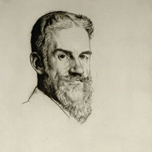 Portrait of George Bernard Shaw (litho)