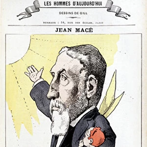Portrait of Jean Mace, French pedagogue French pedagogue