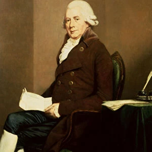 Portrait of a Seated Gentleman, possibly William Hunter (oil on canvas)