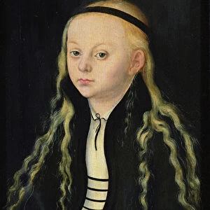 Portrait of a Young Girl, possibly Magdalena Luther (1529-42) (oil on panel)
