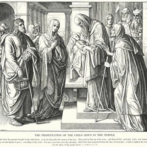 The Presentation of the Child Jesus in the Temple (engraving)