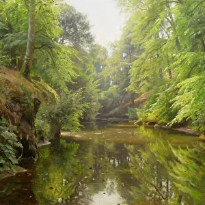 The Quiet River, 1913 (oil on canvas)