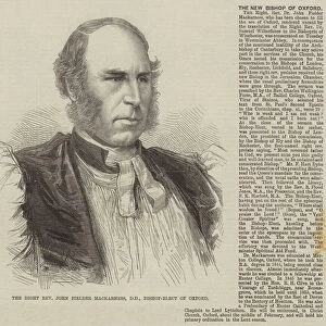 The Right Reverend John Fielder Mackarness, DD, Bishop-Elect of Oxford (engraving)
