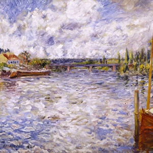The Seine at Chatou, 1874 (oil on canvas)
