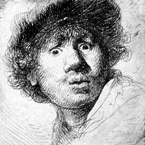Self Portrait, 1630 (etching)