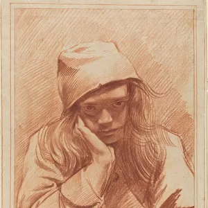 Self-Portrait, c. 1633-96 (red chalk)