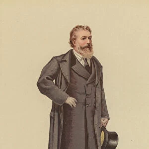 Sir Frederick Leighton (colour litho)