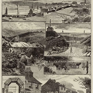 Sketches of the Convict Prisons, Dartmoor (engraving)