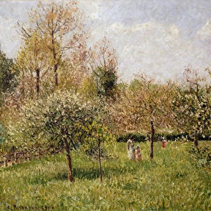 Spring at Eragny; Printemps a Eragny, 1900 (oil on canvas)