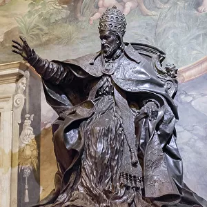 Statue of Pope Innocent X, 1645-50 (bronze)