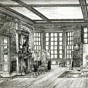 Studio for James Tissot Esquire, Grove End Road, 1874 (litho) (b / w photo)