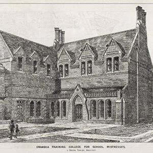 Swansea Training College for School Mistresses (engraving)