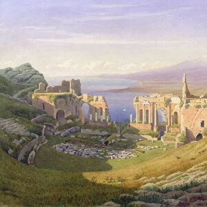 Taormina, Sicily, 1876 (w / c on paper)
