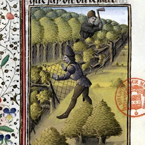 Traps for all animals - in "Hunting Book of Gaston Phoebus, Count of Foix