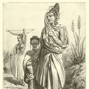 Types of females of Futa-Jallon (engraving)