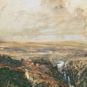 Vallee d Avergne (oil on panel)