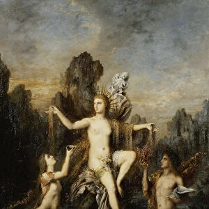 Venus Rising from the Sea; Venus Sortant de l Onde, 1866 (oil on panel)