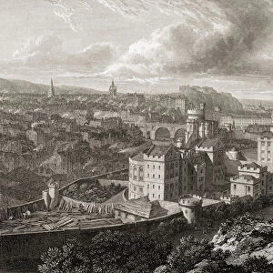 View from Calton Hill, Edinburgh, from Select Views of the Principal Cities of Europe