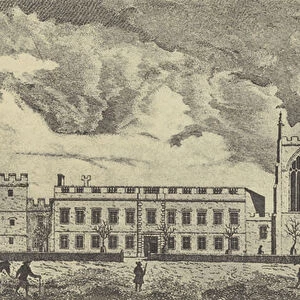 "View of Eaton College in Buckinghamshire", 1779 (gravure)