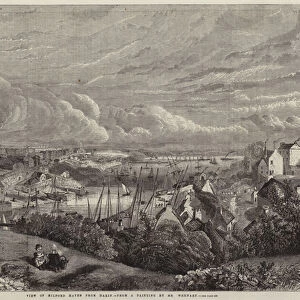 View of Milford Haven from Hakin (engraving)