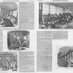 Visit to a Clerkenwell watch factory (engraving)