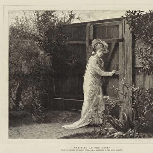 Waiting at the Gate (engraving)