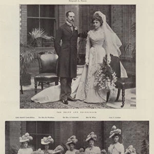 The Wedding of Lord Crewe and Lady Margaret Primrose (b / w photo)