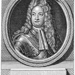 William, 1st Earl Cadogan (engraving) (b / w photo)
