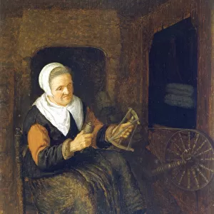 A Woman Who Flies. Painting by De Pope, 17th century. Museo del Castello. Milan