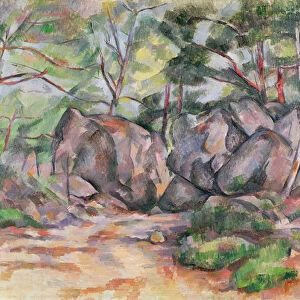 Woodland with Boulders, 1893 (oil on canvas)
