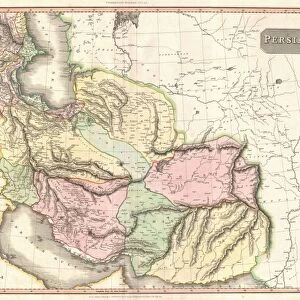 1811, Pinkerton Map of Persia, Iraq, Iran, Afghanistan, John Pinkerton, 1758 - 1826