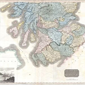 1815, Thomson Map of Southern Scotland, John Thomson, 1777 - 1840, was a Scottish