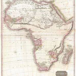 1818, Pinkerton Map of Africa, John Pinkerton, 1758 - 1826, Scottish antiquarian