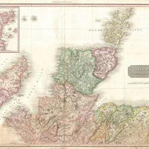 1818, Pinkerton Map of Northern Scotland, John Pinkerton, 1758 - 1826, Scottish antiquarian