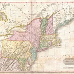 1818, Pinkerton Map of the Northern United States, John Pinkerton, 1758 - 1826, Scottish