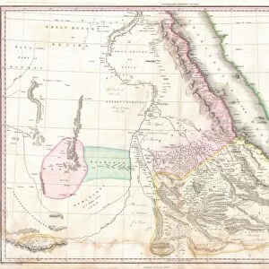 1818, Pinkerton Map of Nubia, Sudan and Abyssinia, John Pinkerton, 1758 - 1826, Scottish