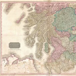 1818, Pinkerton Map of Southern Scotland, John Pinkerton, 1758 - 1826, Scottish antiquarian