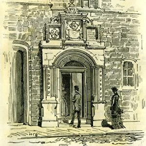 Aberdeen, Old Gateway of Trinity Friars, 1885, UK